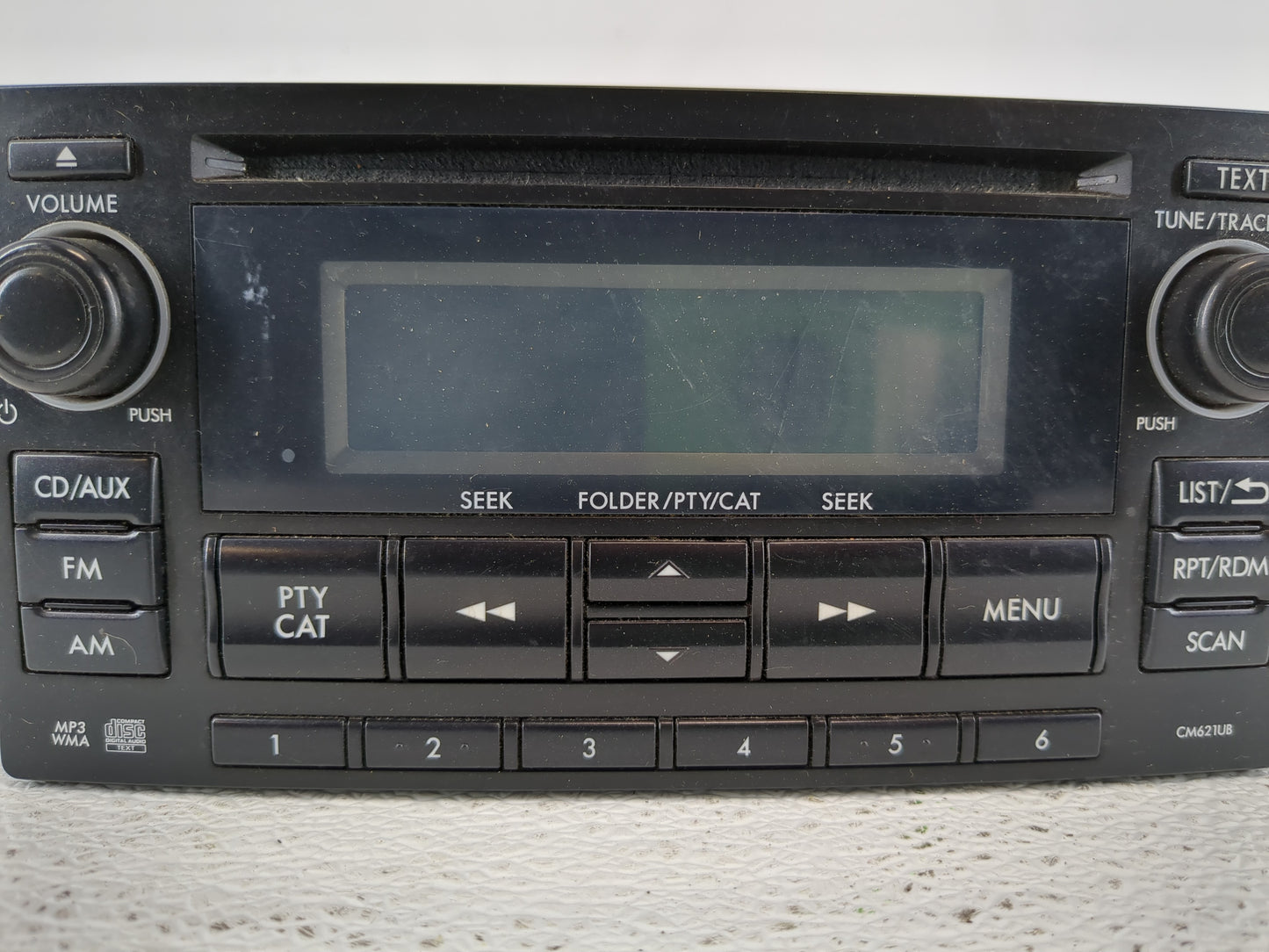 2013-2014 Subaru Xv Radio AM FM Cd Player Receiver Replacement P/N:86201FJ620 Fits Fits 2012 2013 2014 OEM Used Auto Parts -