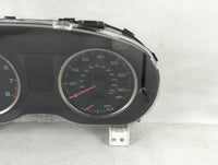 2014 Subaru Xv Instrument Cluster Speedometer Gauges P/N:85013FJ120 Fits OEM Used Auto Parts - Oemusedautoparts1.com