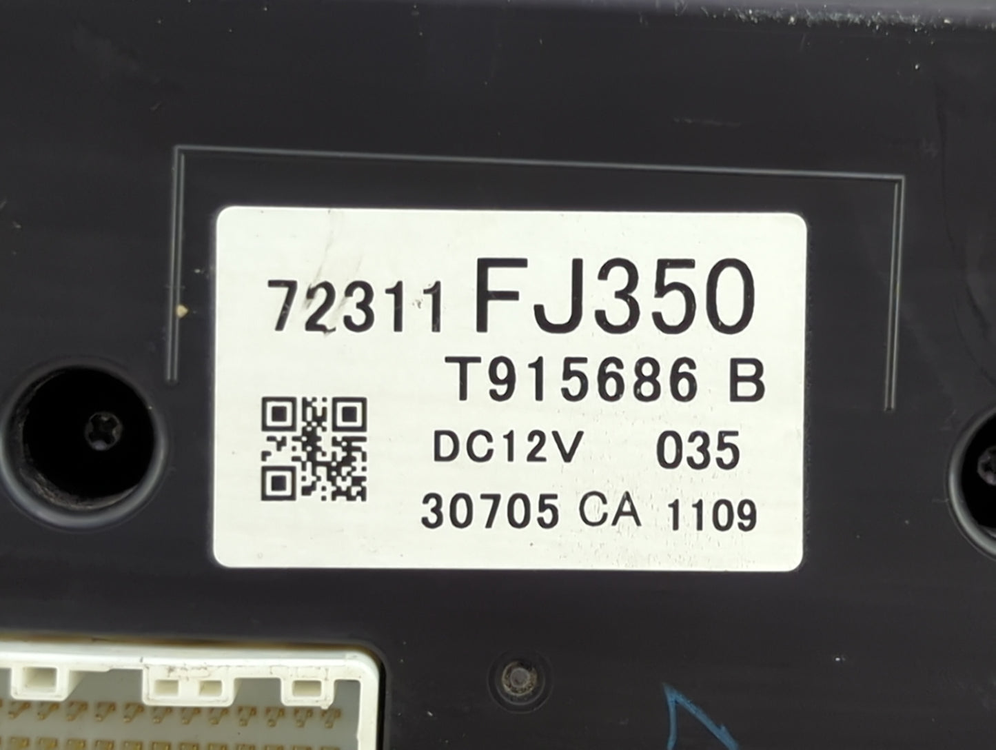 2014 Subaru Xv Climate Control Module Temperature AC/Heater Replacement P/N:72311FJ350 T915686 B Fits OEM Used Auto Parts - 