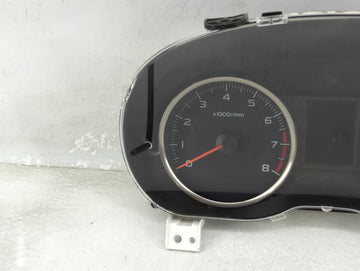 2014 Subaru Xv Instrument Cluster Speedometer Gauges P/N:85013FJ120 0424302 Miles: Fits OEM Used Auto Parts