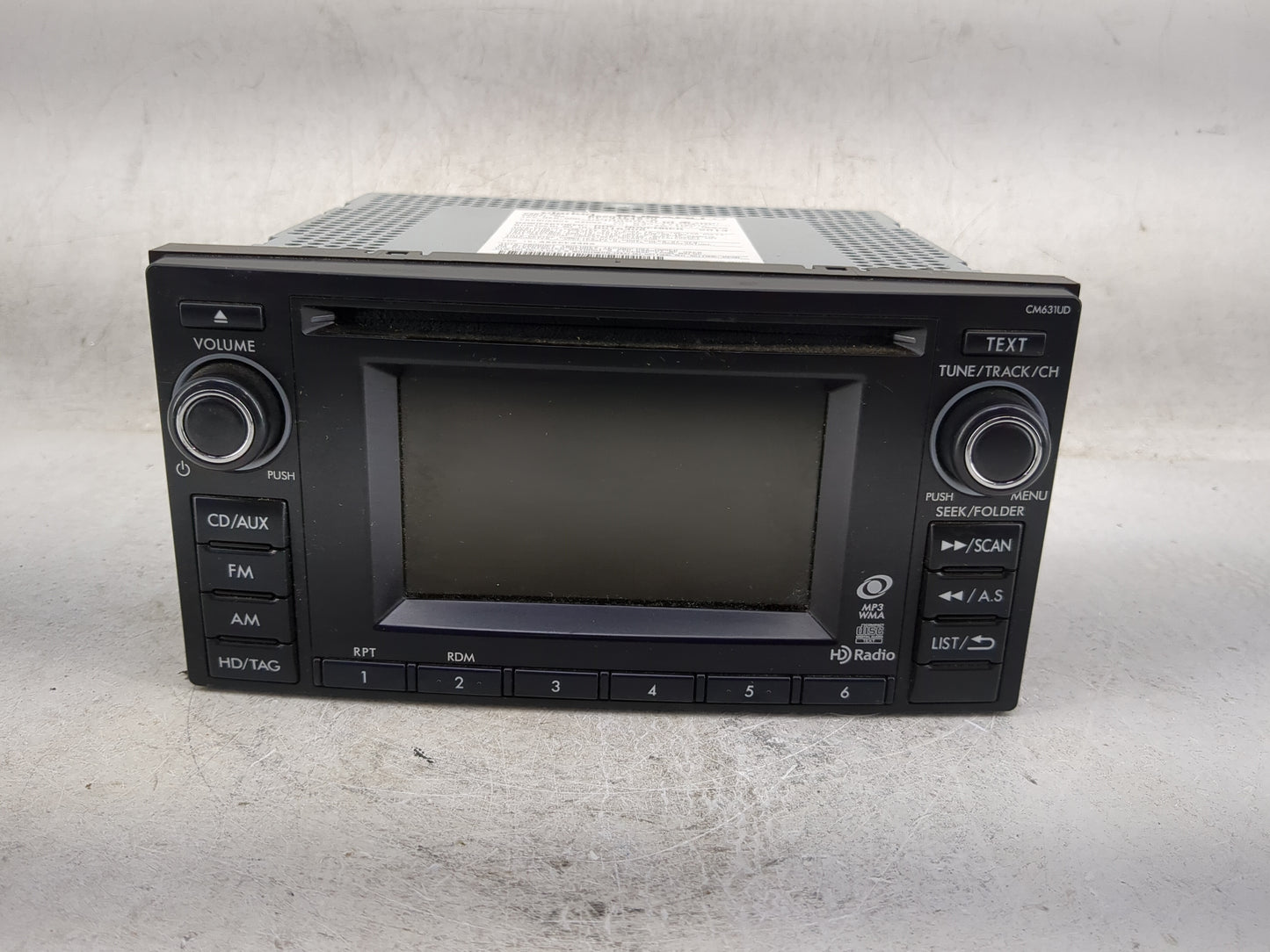 2013-2014 Subaru Xv Radio AM FM Cd Player Receiver Replacement P/N:86201FJ630 PF-3391A-A, CM631UD Fits Fits 2012 2013 2014 O