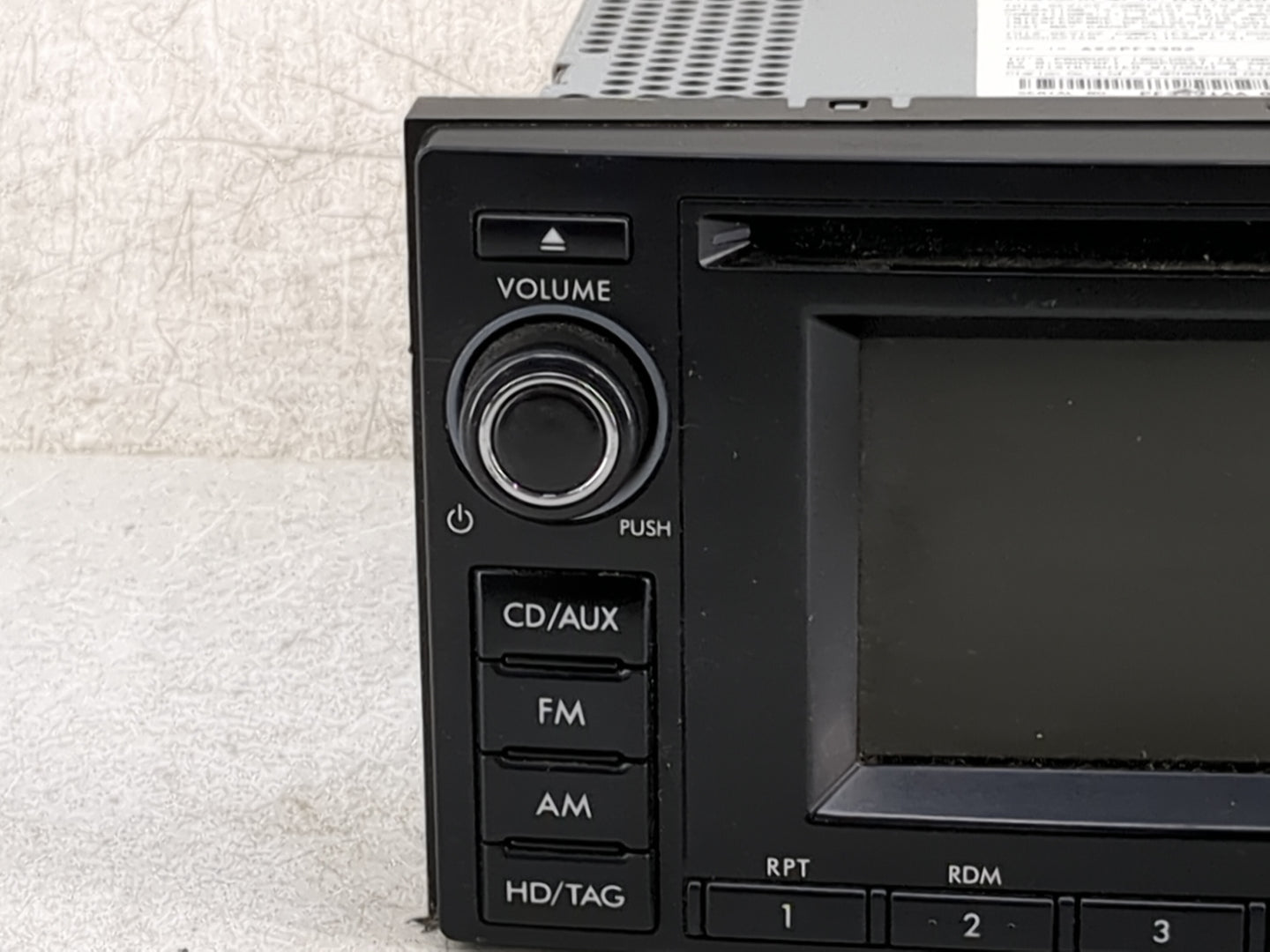 2013-2014 Subaru Xv Radio AM FM Cd Player Receiver Replacement P/N:86201FJ630 PF-3391A-A, CM631UD Fits Fits 2012 2013 2014 O
