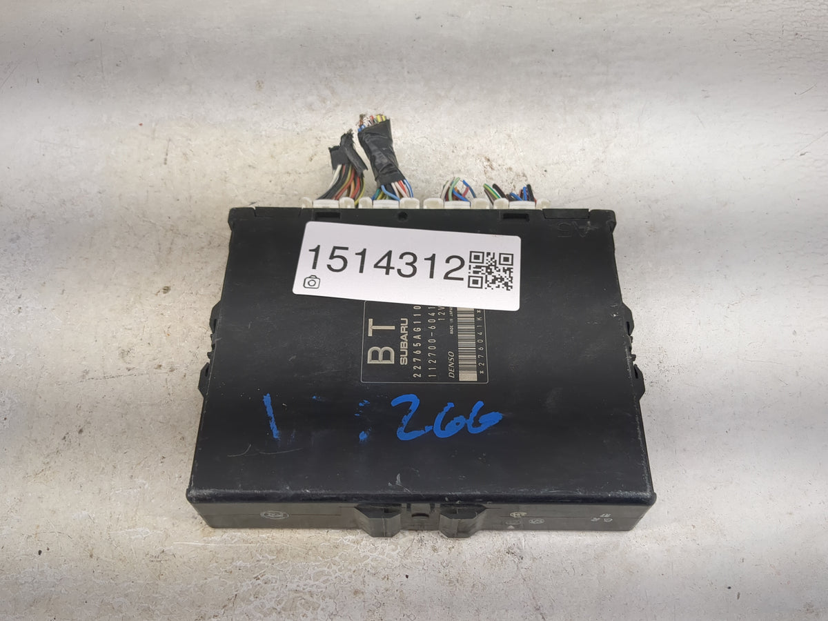 2014 Subaru Xv PCM Engine Control Computer ECU ECM PCU OEM P/N:22765AG110 112700-6041 Fits OEM Used Auto Parts - Oemusedauto