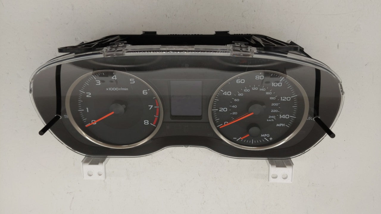 2014 Subaru Xv Instrument Cluster Speedometer Gauges P/N:85013FJ120 Fits OEM Used Auto Parts - Oemusedautoparts1.com
