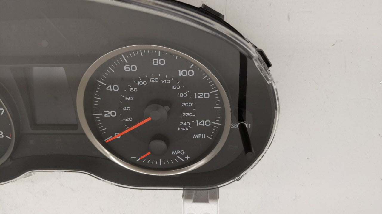 2014 Subaru Xv Instrument Cluster Speedometer Gauges P/N:85013FJ120 Fits OEM Used Auto Parts - Oemusedautoparts1.com