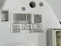 2014 Subaru Xv Instrument Cluster Speedometer Gauges P/N:85012FJ530 85013FJ120 Fits OEM Used Auto Parts - Oemusedautoparts1.