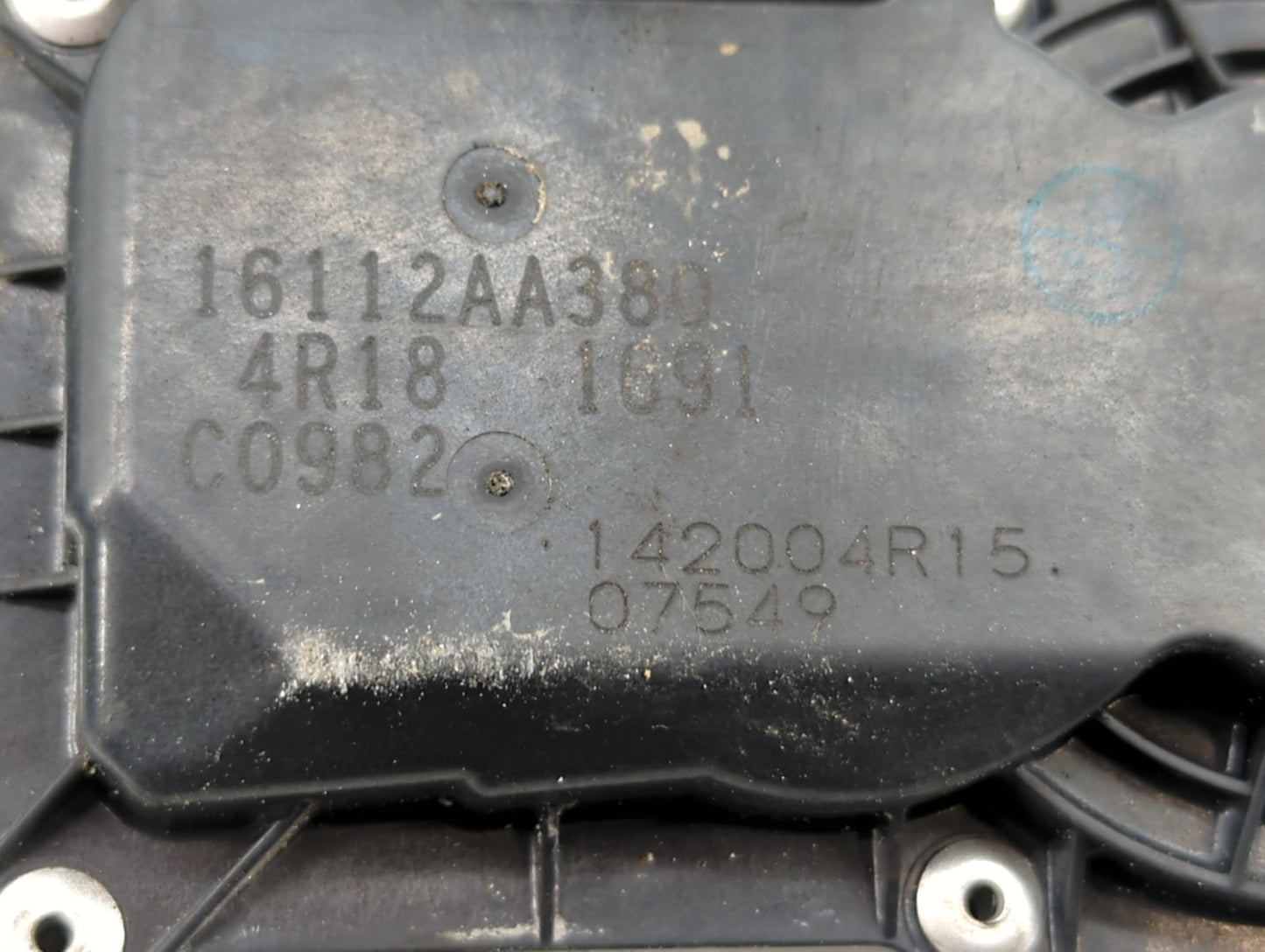 2013-2015 Subaru Xv Throttle Body P/N:16112AA380 Fits Fits 2011 2012 2013 2014 2015 2016 2017 2018 OEM Used Auto Parts - Oem