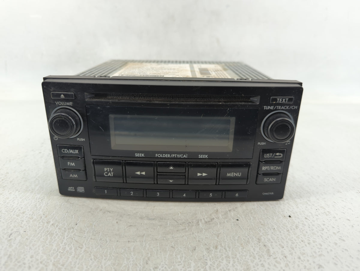 Subaru Xv Am Fm Cd Player Radio Receiver 625037 - Oemusedautoparts1.com