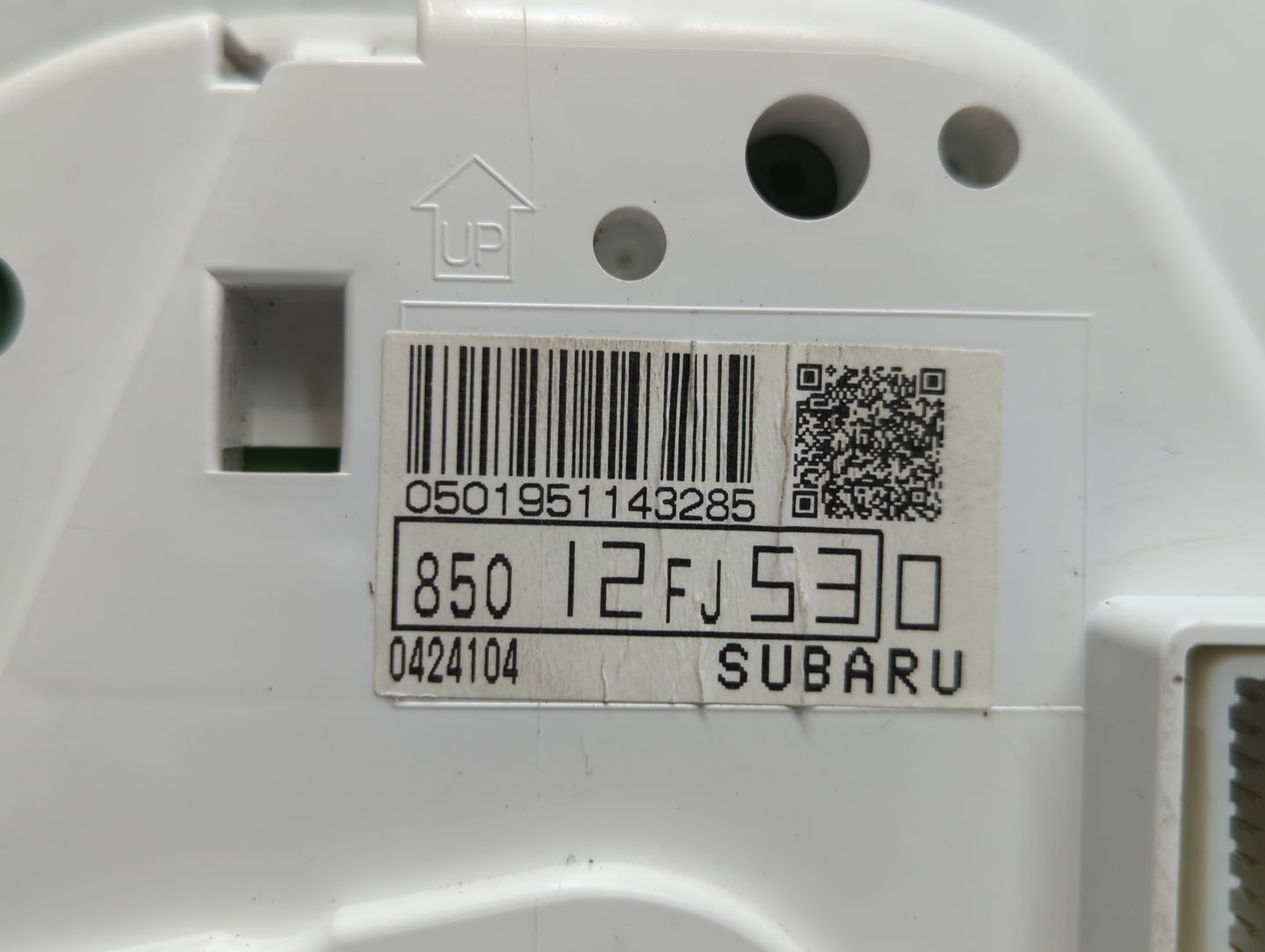 2014 Subaru Xv Instrument Cluster Speedometer Gauges P/N:0424104 85012FJ530 Fits OEM Used Auto Parts - Oemusedautoparts1.com