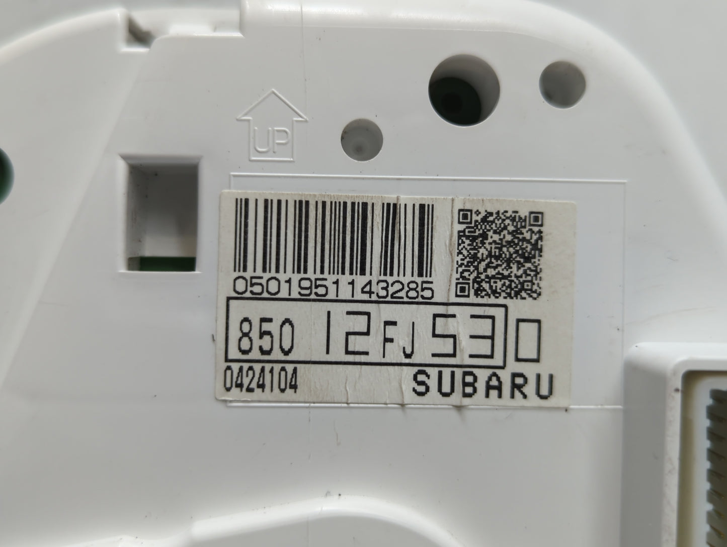 2014 Subaru Xv Instrument Cluster Speedometer Gauges P/N:0424104 85012FJ530 Fits OEM Used Auto Parts - Oemusedautoparts1.com
