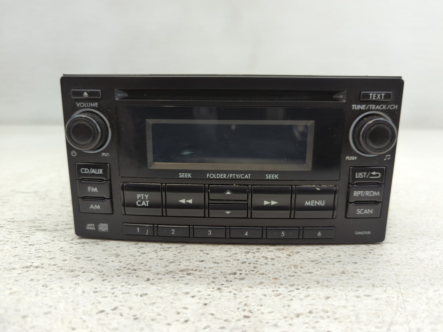 2013-2014 Subaru Xv Radio AM FM Cd Player Receiver Replacement P/N:86201FJ620 Fits Fits 2012 2013 2014 OEM Used Auto Parts -