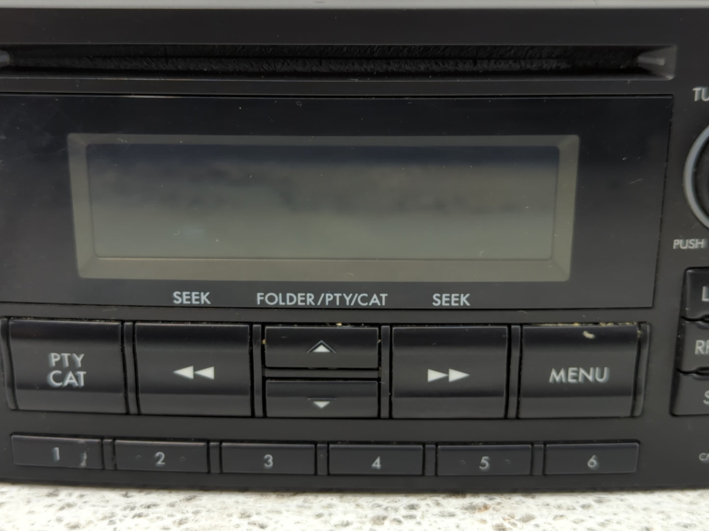 2013-2014 Subaru Xv Radio AM FM Cd Player Receiver Replacement P/N:86201FJ620 Fits Fits 2012 2013 2014 OEM Used Auto Parts -