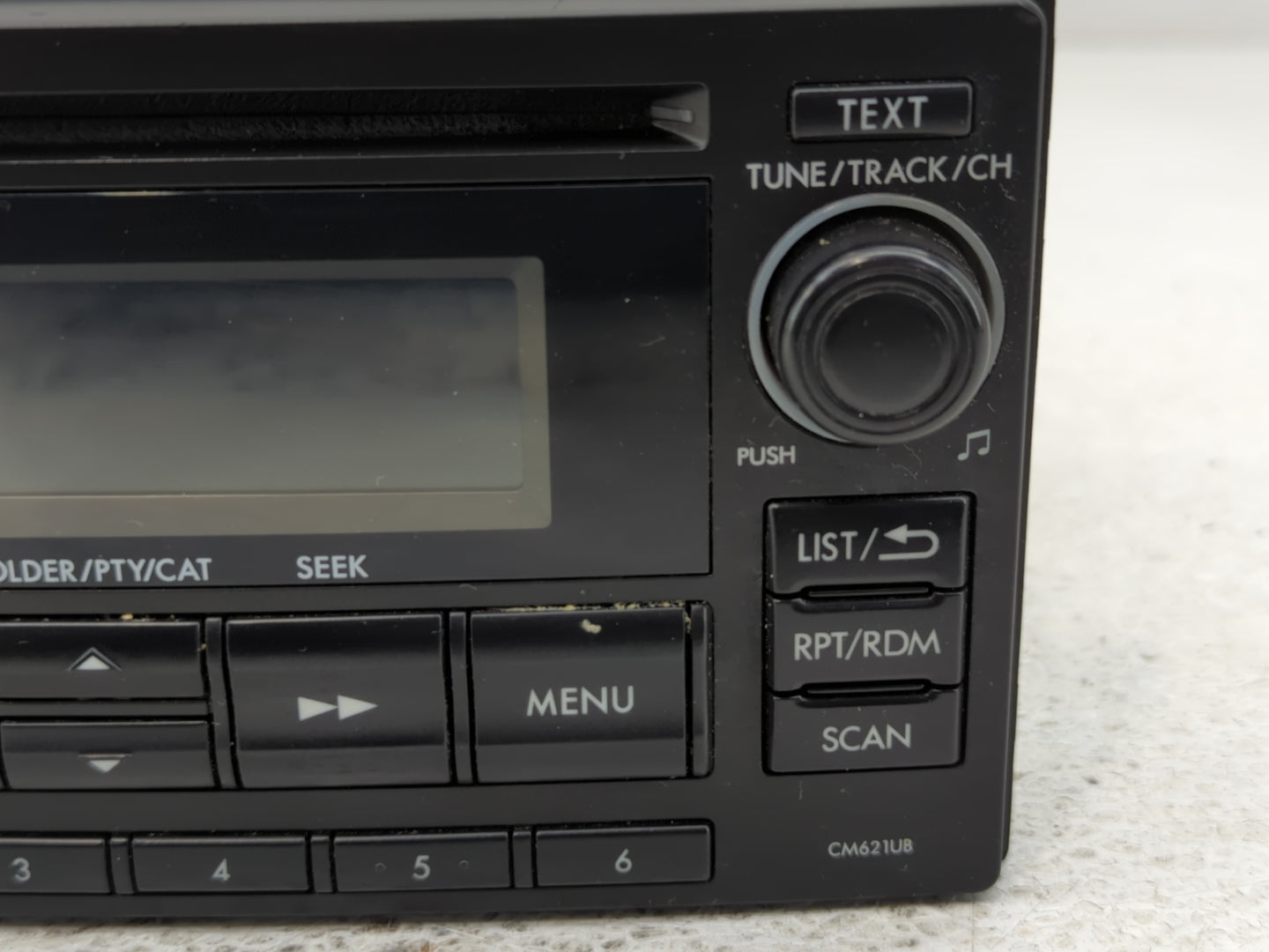 2013-2014 Subaru Xv Radio AM FM Cd Player Receiver Replacement P/N:86201FJ620 Fits Fits 2012 2013 2014 OEM Used Auto Parts -