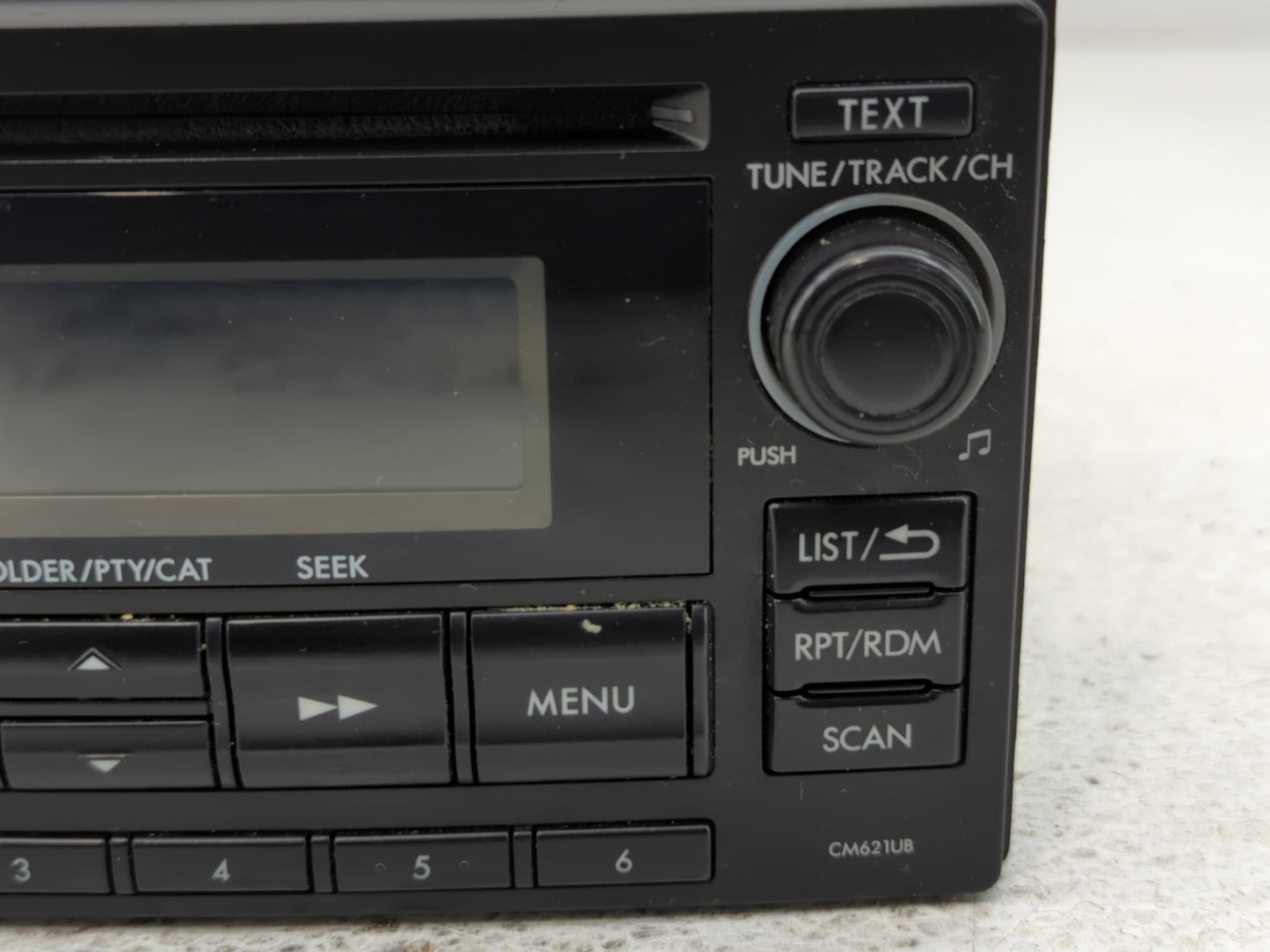 2013-2014 Subaru Xv Radio AM FM Cd Player Receiver Replacement P/N:86201FJ620 Fits Fits 2012 2013 2014 OEM Used Auto Parts -