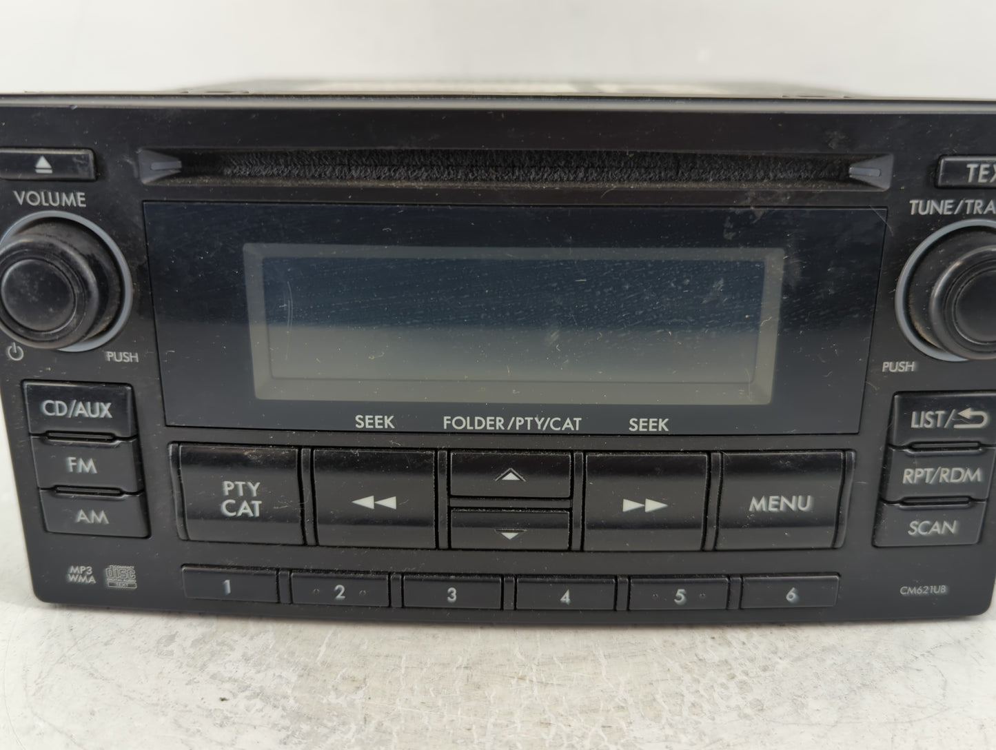 2013-2014 Subaru Xv Radio AM FM Cd Player Receiver Replacement P/N:86201FJ620 Fits Fits 2012 2013 2014 OEM Used Auto Parts -