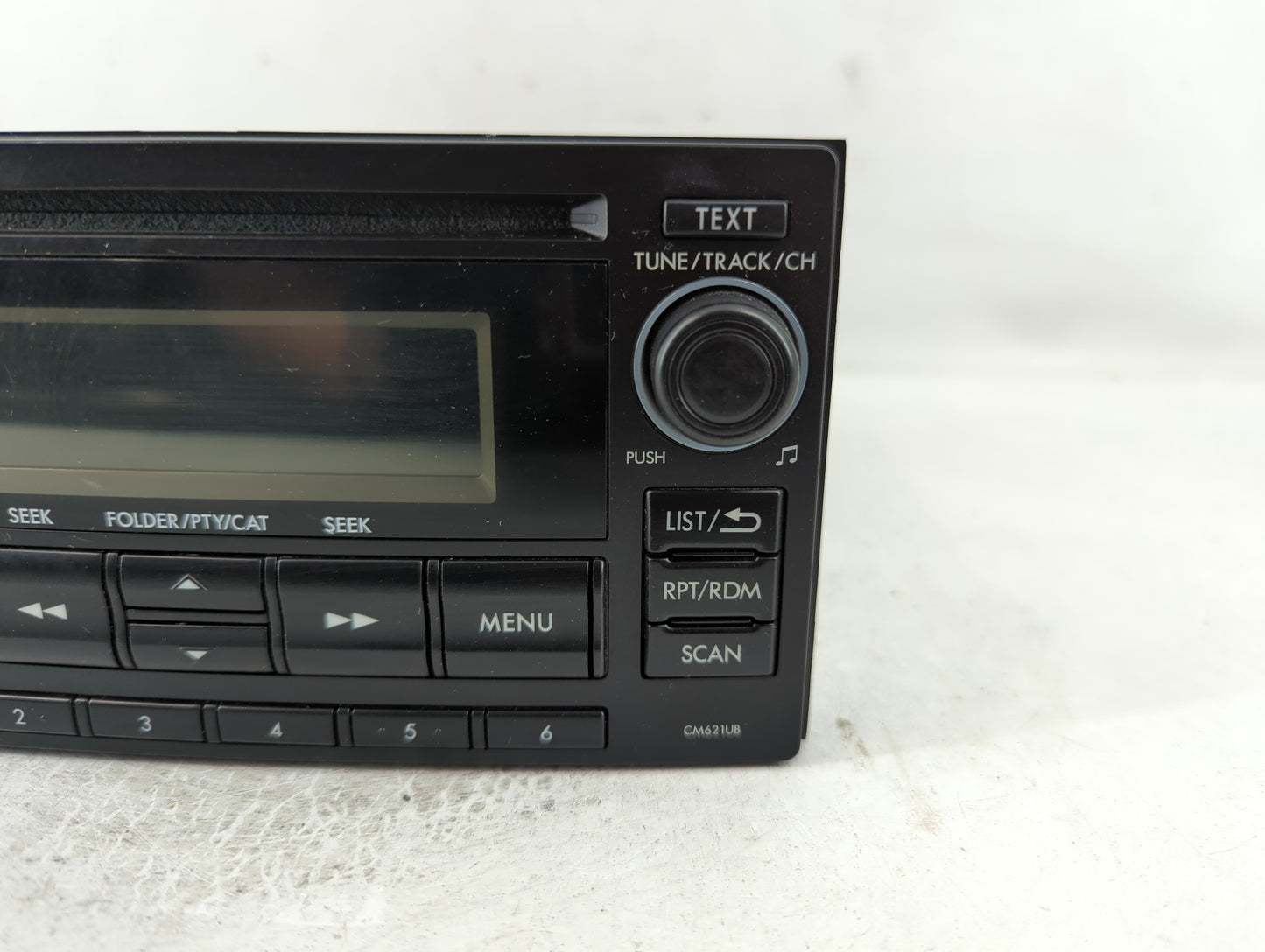 2013-2014 Subaru Xv Radio AM FM Cd Player Receiver Replacement P/N:86201FJ620 Fits Fits 2012 2013 2014 OEM Used Auto Parts -