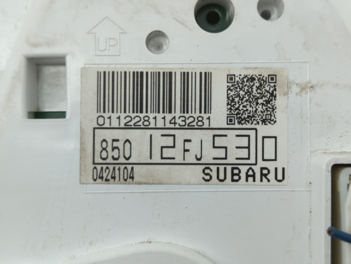2014 Subaru Xv Crosstrek Instrument Cluster Speedometer Gauges P/N:850 12FJ530 85012FJ530 Fits OEM Used Auto Parts - Oemused