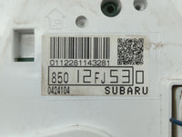 2014 Subaru Xv Crosstrek Instrument Cluster Speedometer Gauges P/N:850 12FJ530 85012FJ530 Fits OEM Used Auto Parts - Oemused