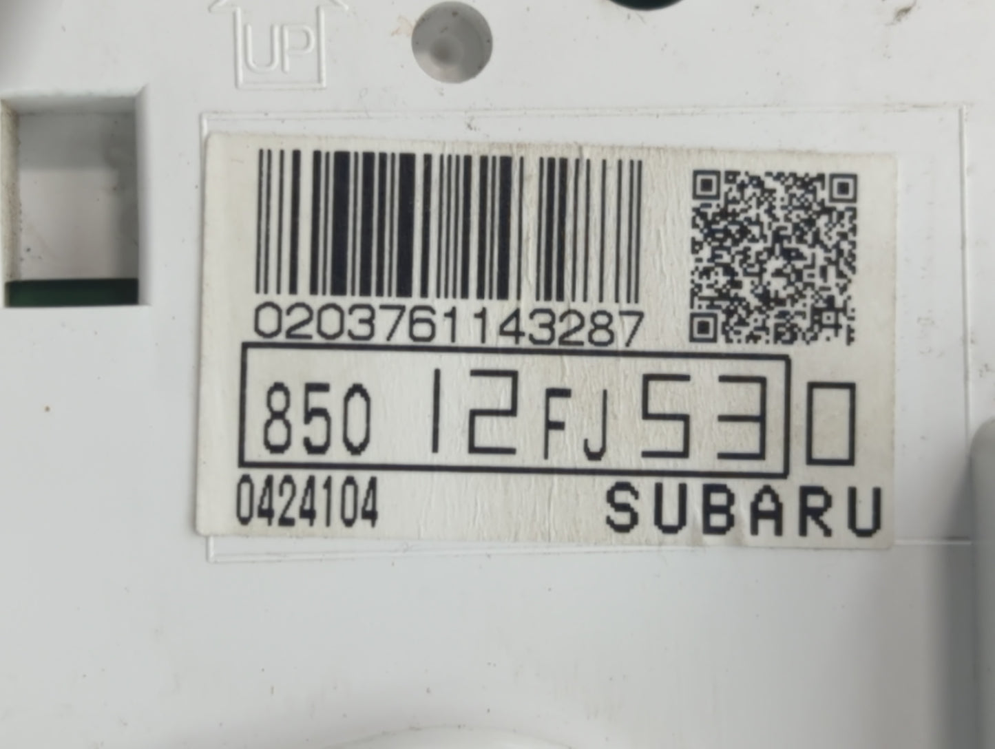 2014 Subaru Xv Crosstrek Instrument Cluster Speedometer Gauges P/N:850 12FJ530 Miles: Fits OEM Used Auto Parts - Oemusedauto