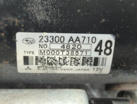 2013-2015 Subaru Xv Crosstrek Car Starter Motor Solenoid OEM P/N:23300 AA710 Fits OEM Used Auto Parts - Oemusedautoparts1.co
