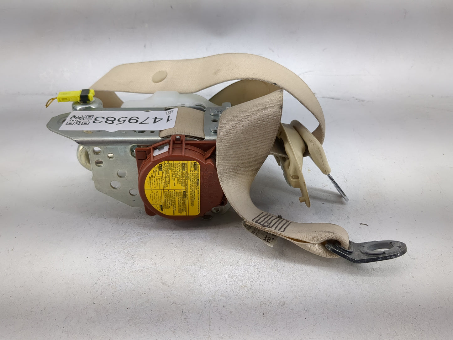 2013-2015 Toyota Avalon Driver Left Seat Belt Front Retractor Tan - Oemusedautoparts1.com