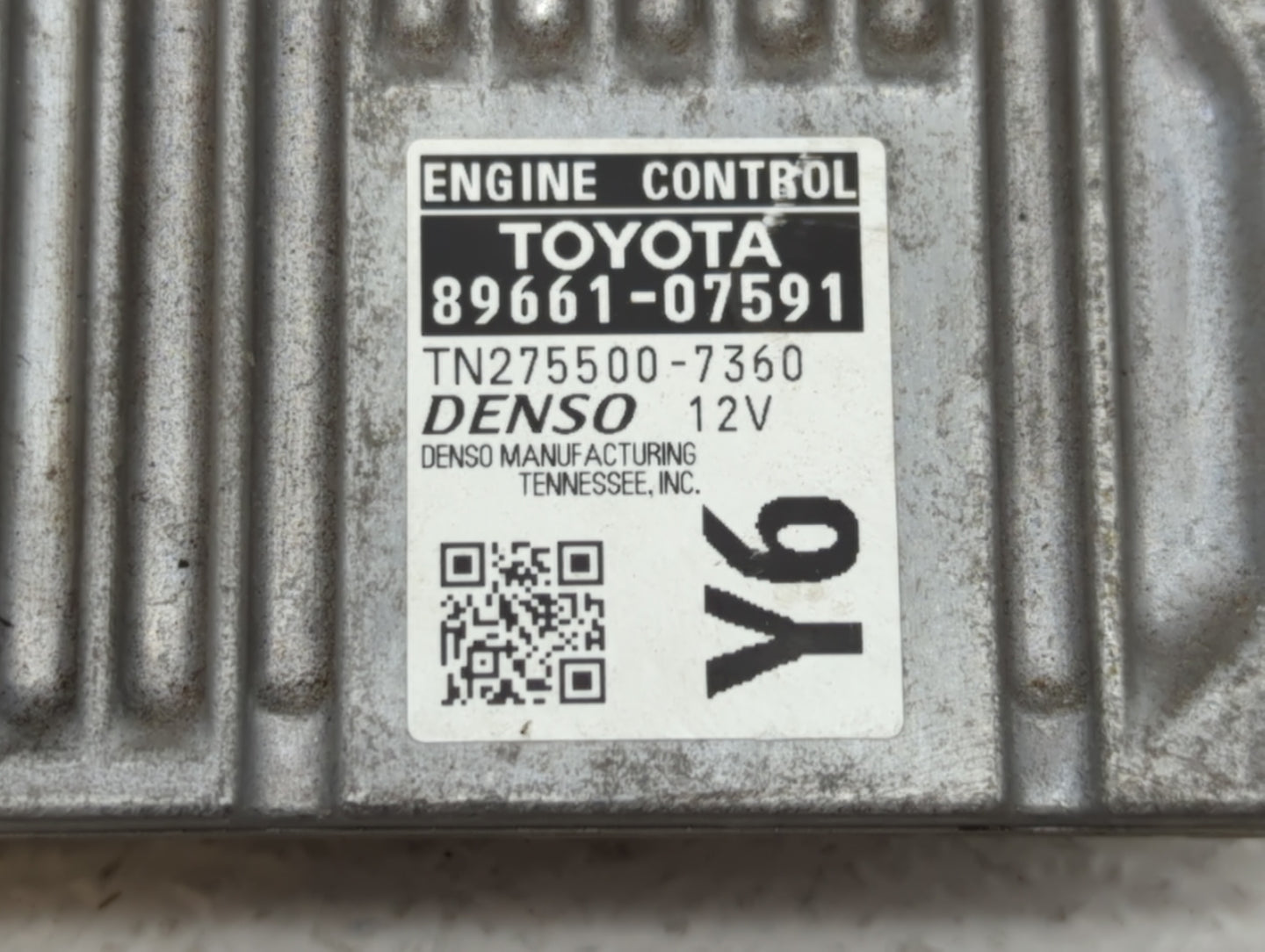 2013-2014 Toyota Avalon PCM Engine Control Computer ECU ECM PCU OEM P/N:89661-07590 89661-07591 Fits Fits 2013 2014 OEM Used