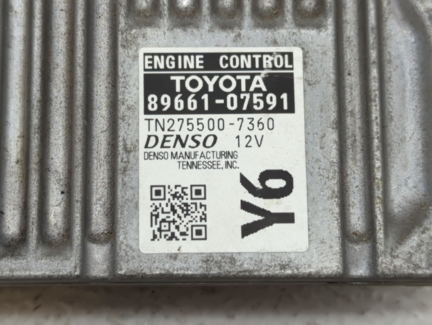 2013-2014 Toyota Avalon PCM Engine Control Computer ECU ECM PCU OEM P/N:89661-07590 89661-07591 Fits Fits 2013 2014 OEM Used