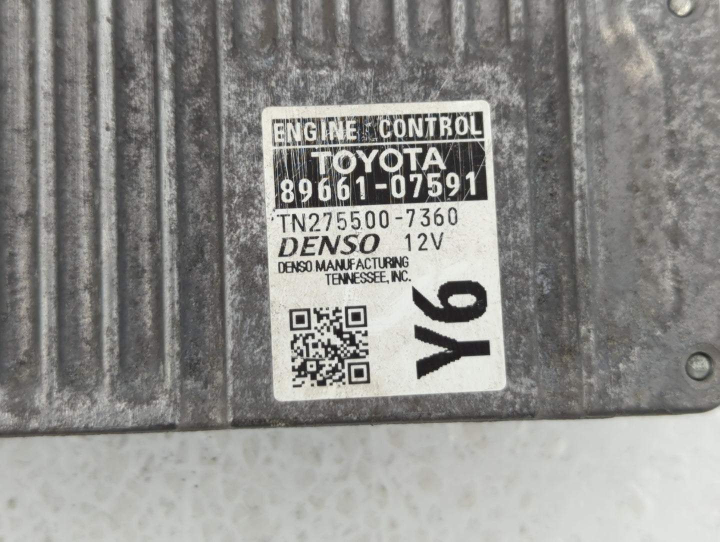 2013-2014 Toyota Avalon PCM Engine Control Computer ECU ECM PCU OEM P/N:89661-07591 89661-07590 Fits Fits 2013 2014 OEM Used