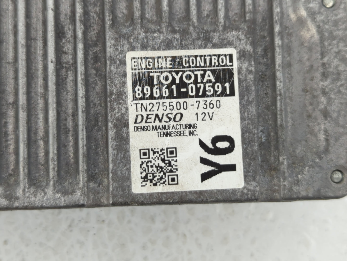 2013-2014 Toyota Avalon PCM Engine Control Computer ECU ECM PCU OEM P/N:89661-07591 89661-07590 Fits Fits 2013 2014 OEM Used