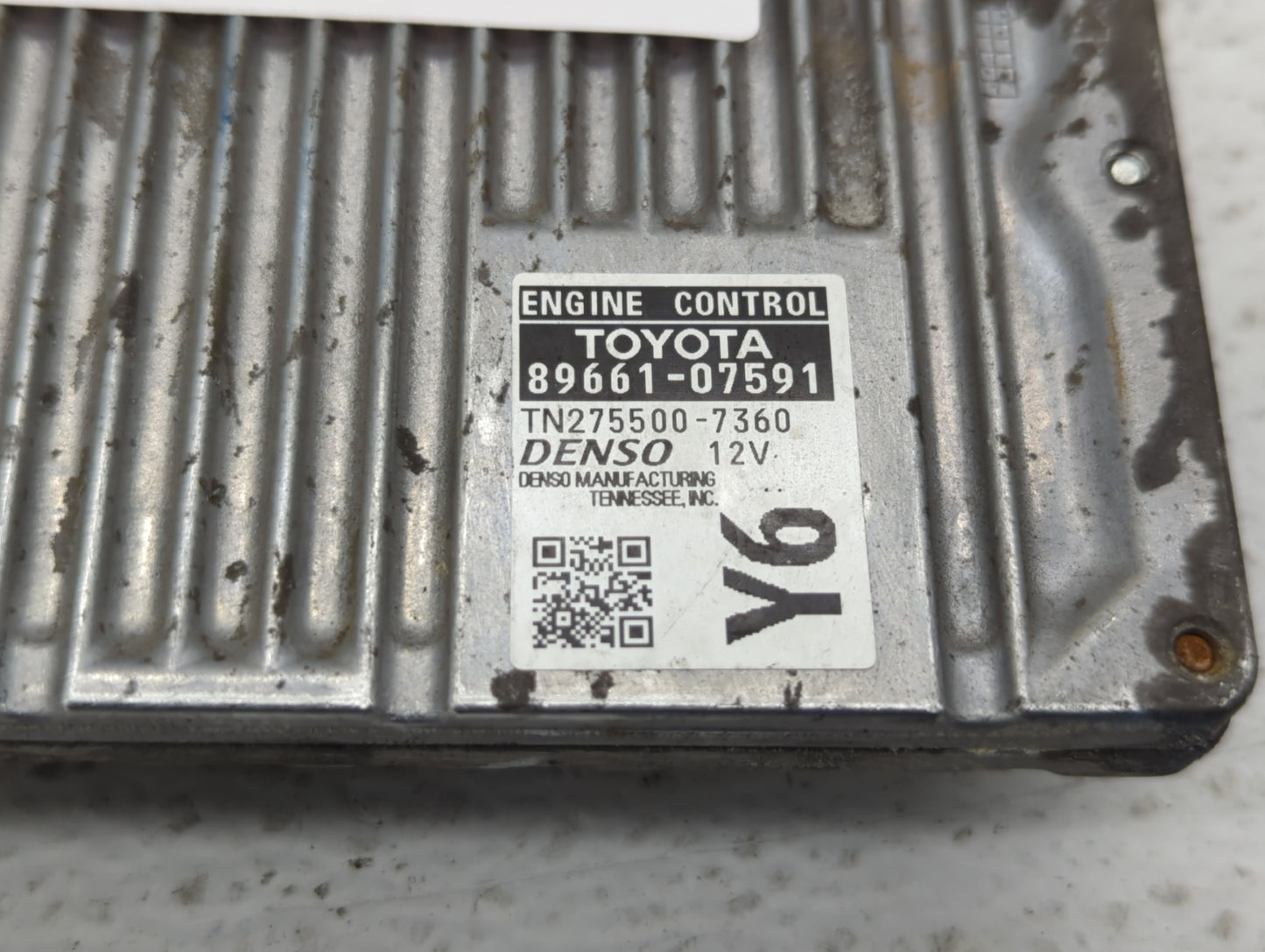 2013-2014 Toyota Avalon PCM Engine Control Computer ECU ECM PCU OEM P/N:89661-07591 89661-07590 Fits Fits 2013 2014 OEM Used