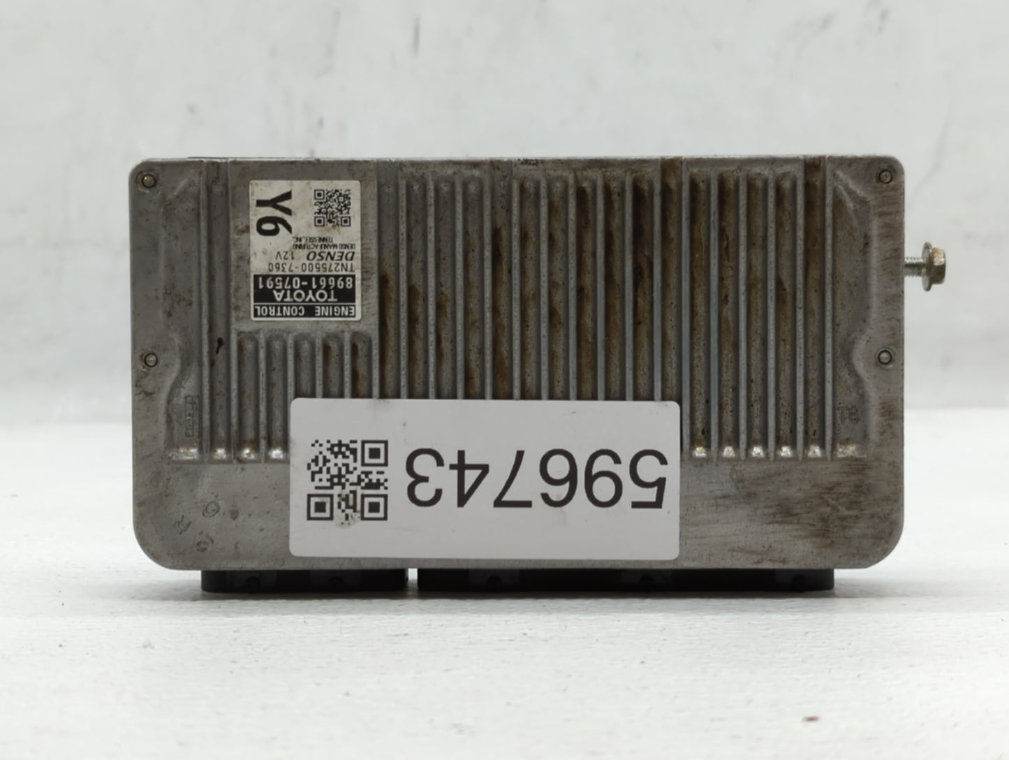 2013-2014 Toyota Avalon PCM Engine Control Computer ECU ECM PCU OEM P/N:89661-07591 Fits Fits 2013 2014 OEM Used Auto Parts 