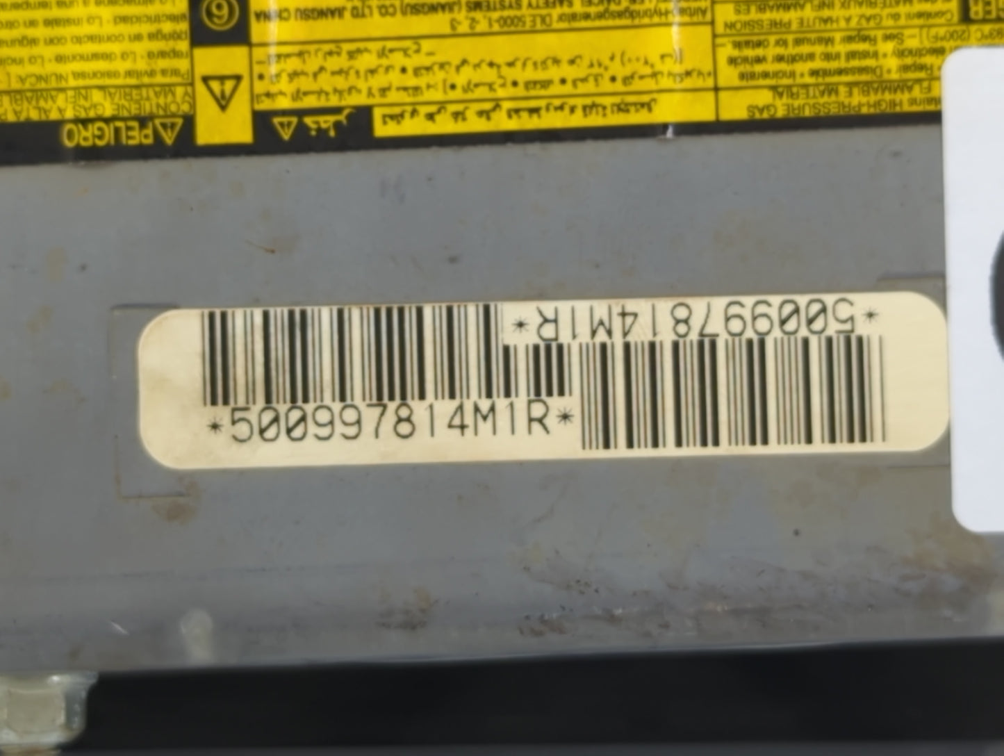 2013-2018 Toyota Avalon Air Bag Passenger Right Dashboard Oem - Oemusedautoparts1.com