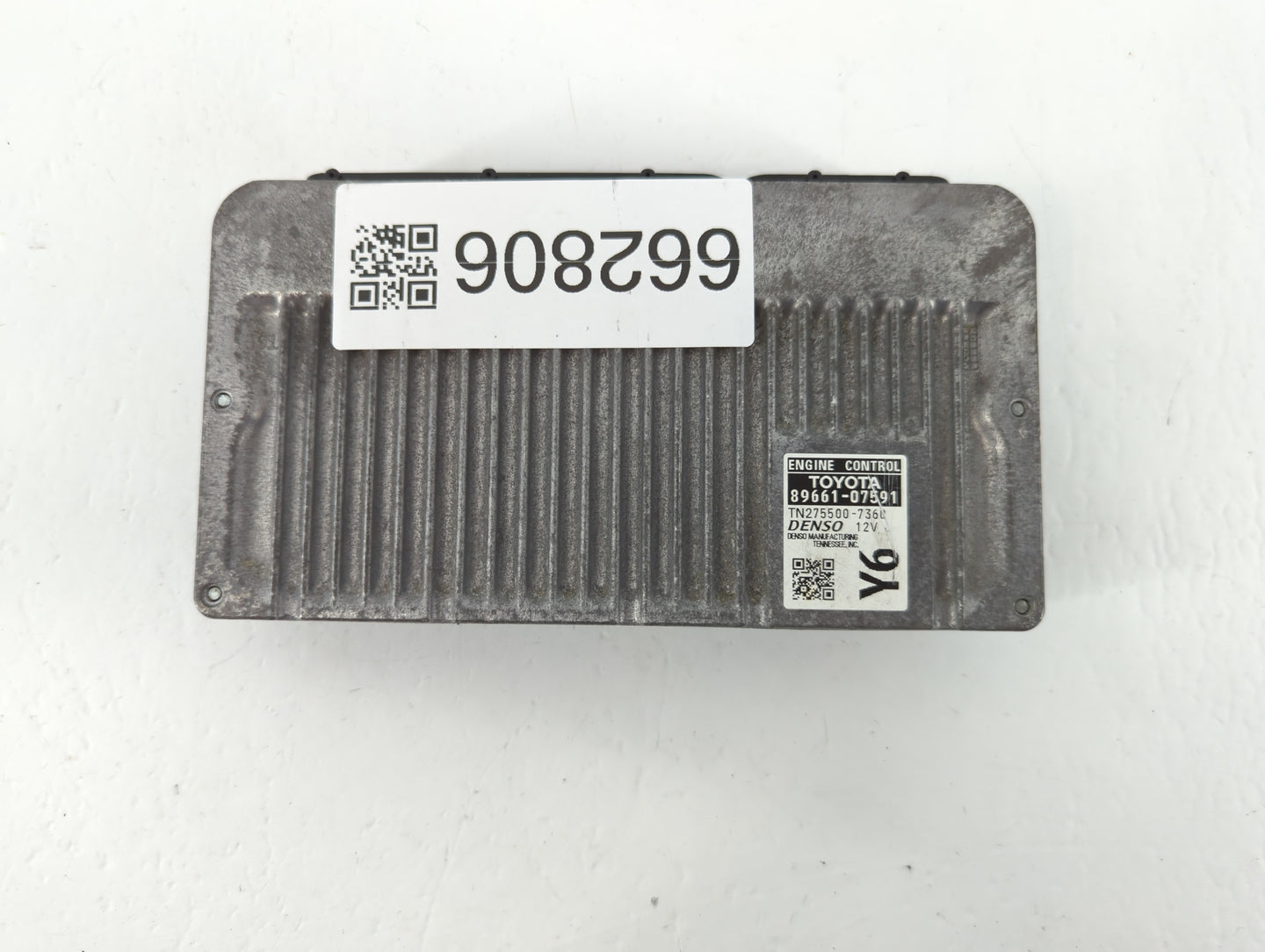 2013-2014 Toyota Avalon PCM Engine Control Computer ECU ECM PCU OEM P/N:89661-07591 Fits Fits 2013 2014 OEM Used Auto Parts 