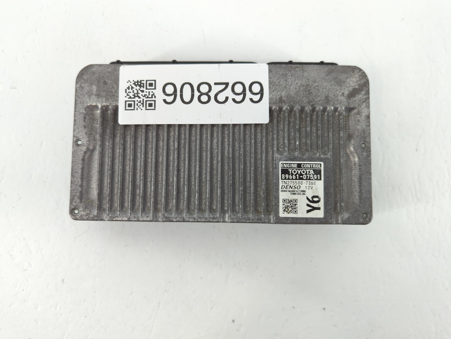 2013-2014 Toyota Avalon PCM Engine Control Computer ECU ECM PCU OEM P/N:89661-07591 Fits Fits 2013 2014 OEM Used Auto Parts 