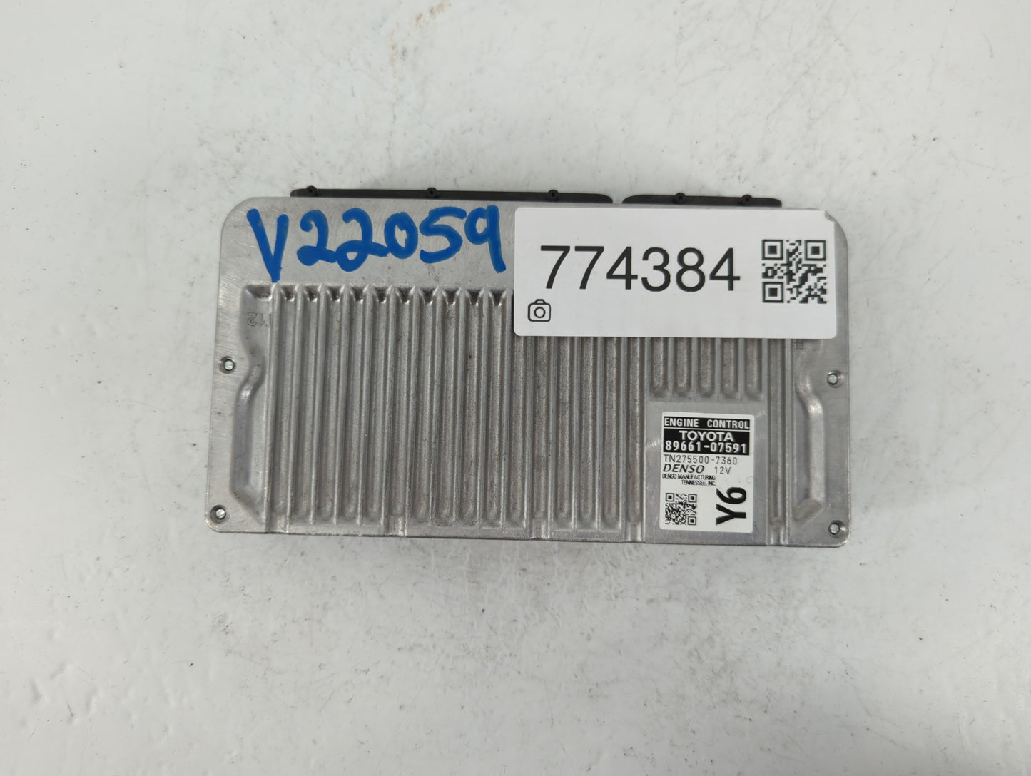 2013-2014 Toyota Avalon PCM Engine Control Computer ECU ECM PCU OEM P/N:89661-07591 Fits Fits 2013 2014 OEM Used Auto Parts 
