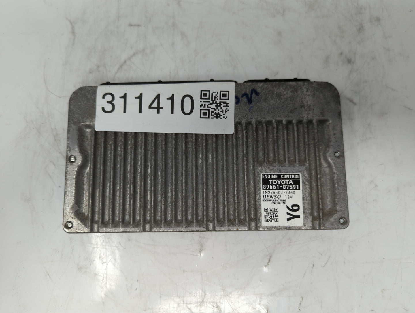 2014 Toyota Avalon PCM Engine Control Computer ECU ECM PCU OEM P/N:89661-07590 89661-07591 Fits Fits 2013 OEM Used Auto Part