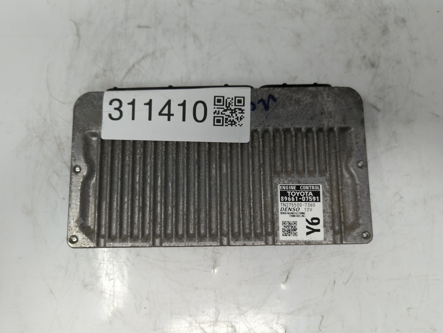2014 Toyota Avalon PCM Engine Control Computer ECU ECM PCU OEM P/N:89661-07590 89661-07591 Fits Fits 2013 OEM Used Auto Part
