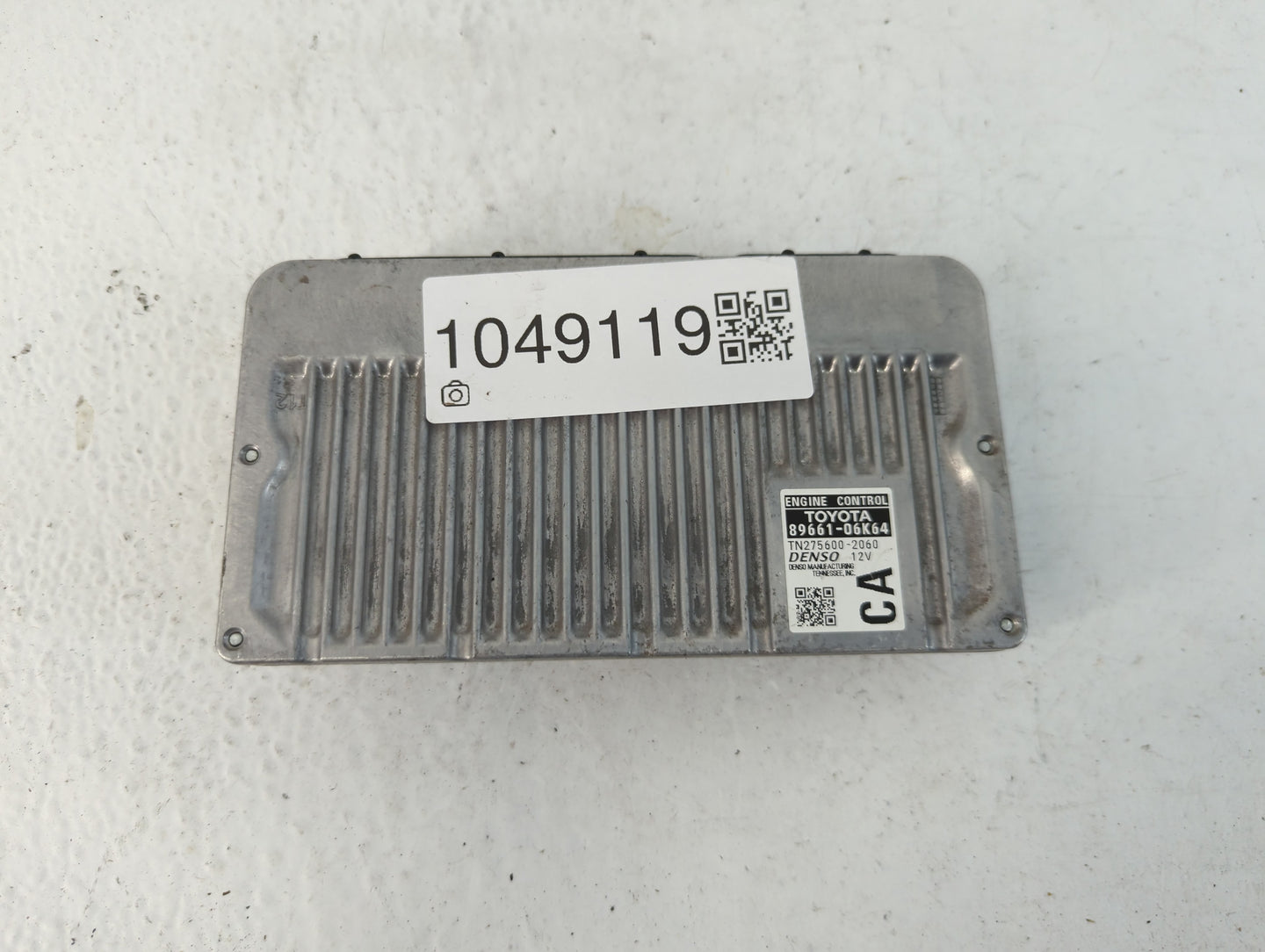 2012-2014 Toyota Camry PCM Engine Control Computer ECU ECM PCU OEM P/N:89661-06K64 Fits Fits 2012 2013 2014 OEM Used Auto Pa