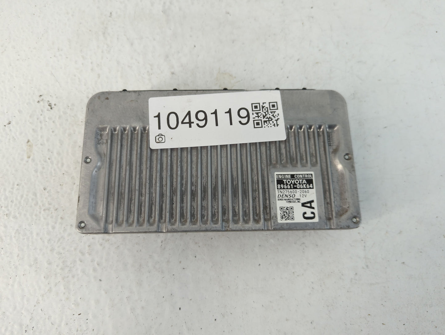 2012-2014 Toyota Camry PCM Engine Control Computer ECU ECM PCU OEM P/N:89661-06K64 Fits Fits 2012 2013 2014 OEM Used Auto Pa