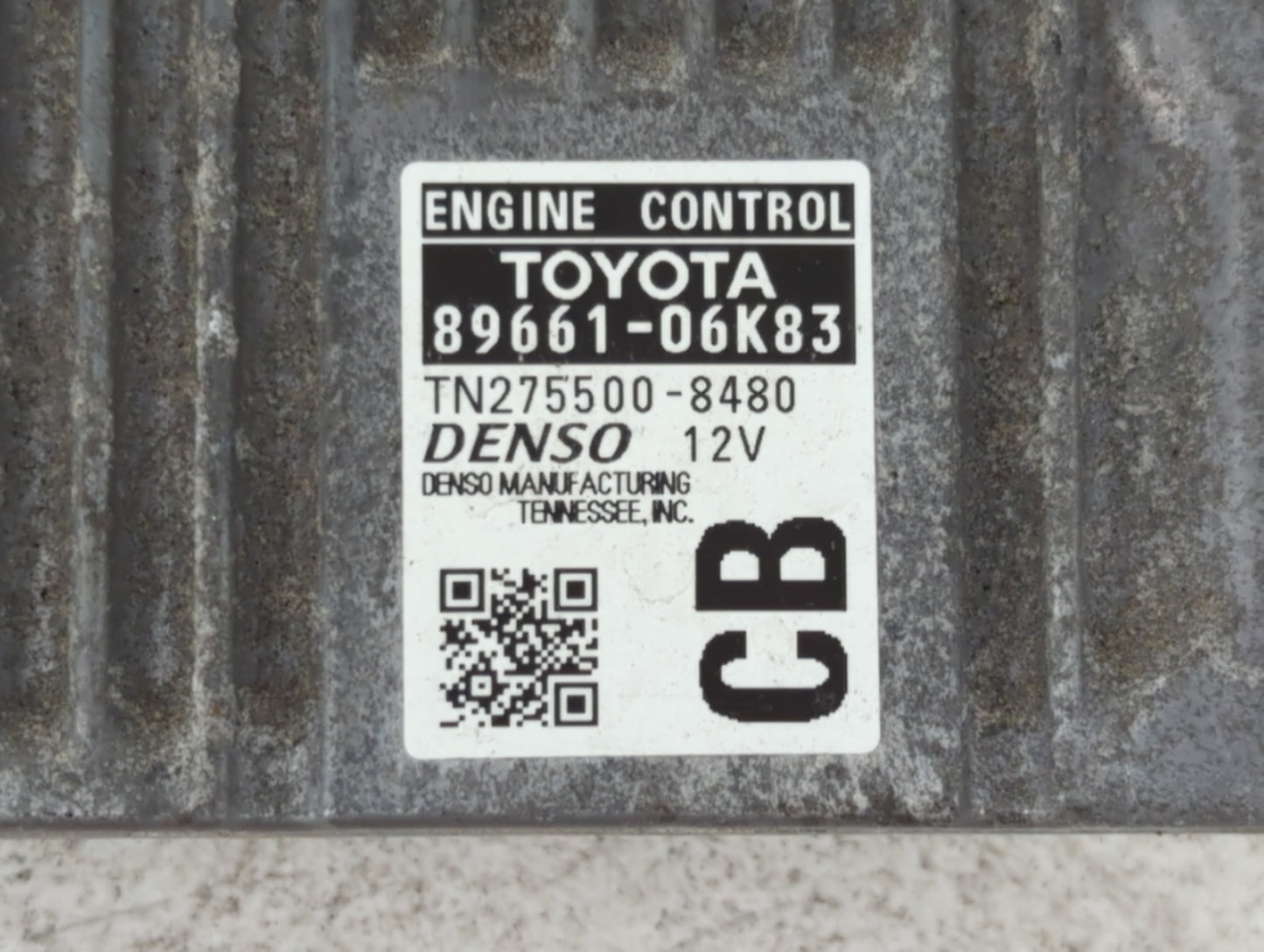 2014 Toyota Camry PCM Engine Control Computer ECU ECM PCU OEM P/N:TN275500-8480 89661-06K83 Fits OEM Used Auto Parts - Oemus