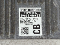 2014 Toyota Camry PCM Engine Control Computer ECU ECM PCU OEM P/N:TN275500-8480 89661-06K83 Fits OEM Used Auto Parts - Oemus