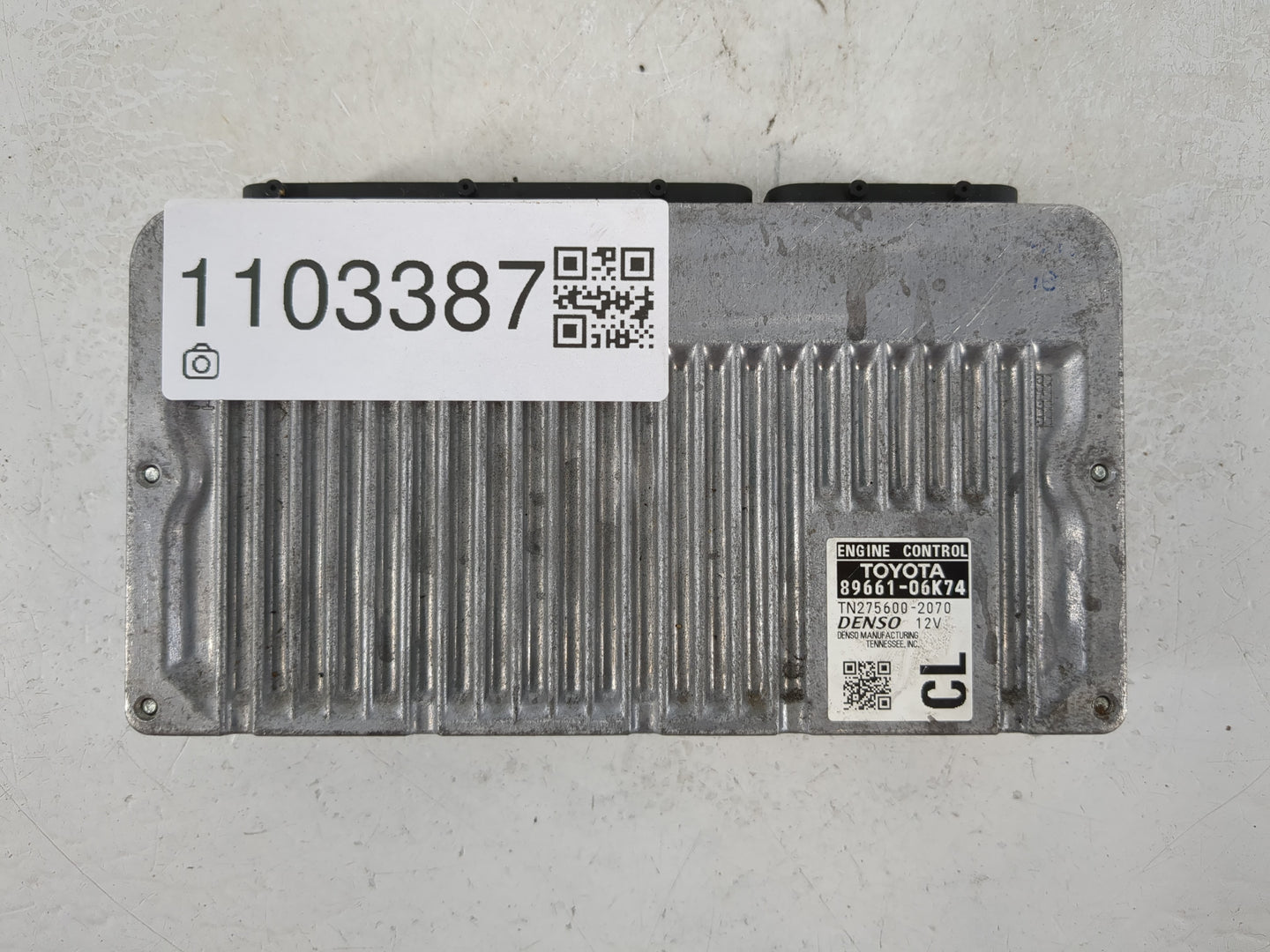2012-2014 Toyota Camry PCM Engine Control Computer ECU ECM PCU OEM P/N:89661-06K74 Fits Fits 2012 2013 2014 OEM Used Auto Pa