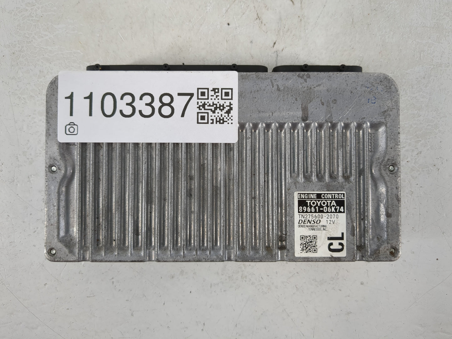 2012-2014 Toyota Camry PCM Engine Control Computer ECU ECM PCU OEM P/N:89661-06K74 Fits Fits 2012 2013 2014 OEM Used Auto Pa