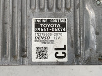 2012-2014 Toyota Camry PCM Engine Control Computer ECU ECM PCU OEM P/N:89661-06K74 Fits Fits 2012 2013 2014 OEM Used Auto Pa