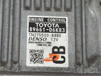 2012-2014 Toyota Camry PCM Engine Control Computer ECU ECM PCU OEM P/N:89661-06K83 Fits Fits 2012 2013 2014 OEM Used Auto Pa
