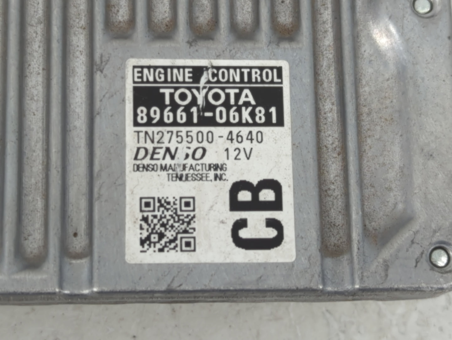 2012-2014 Toyota Camry PCM Engine Control Computer ECU ECM PCU OEM P/N:89661-06K83 Fits Fits 2012 2013 2014 OEM Used Auto Pa