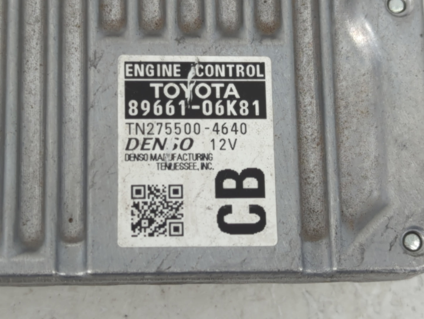 2012-2014 Toyota Camry PCM Engine Control Computer ECU ECM PCU OEM P/N:89661-06K83 Fits Fits 2012 2013 2014 OEM Used Auto Pa