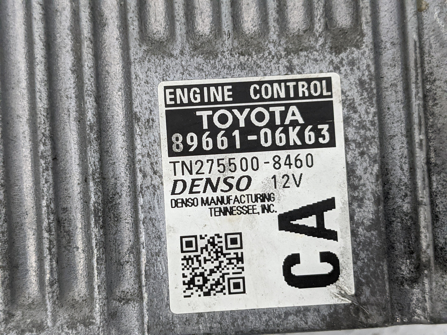 2012-2014 Toyota Camry PCM Engine Control Computer ECU ECM PCU OEM P/N:TN275500-8460 89661-06K63 Fits Fits 2012 2013 2014 OE