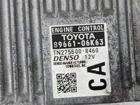 2012-2014 Toyota Camry PCM Engine Control Computer ECU ECM PCU OEM P/N:TN275500-8460 89661-06K63 Fits Fits 2012 2013 2014 OE