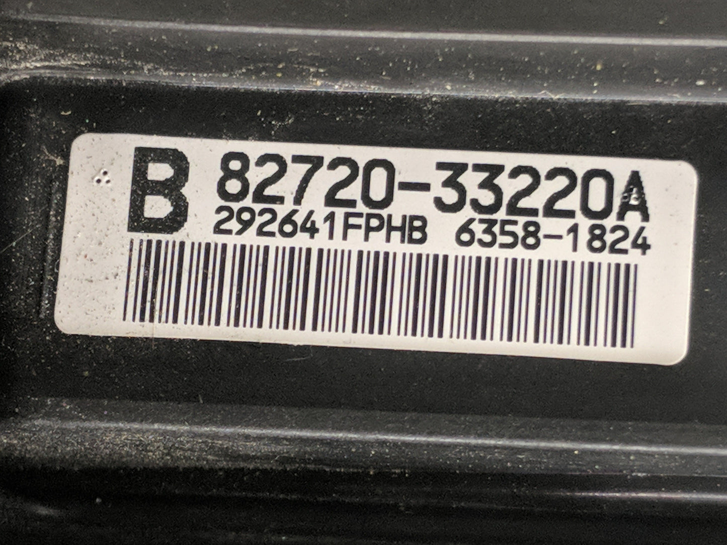 2012-2017 Toyota Camry Fusebox Fuse Box Panel Relay Module P/N:82720-33220A Fits Fits 2012 2013 2014 2015 2016 2017 OEM Used
